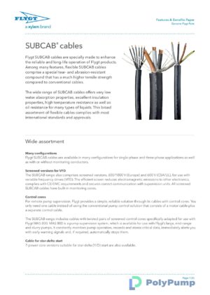 Flygt SUBCAB® Cables - Flygt Cable Stockist